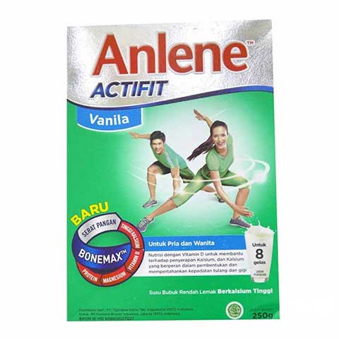 ANLENE ACTIFIT VANILA BOX 250 G